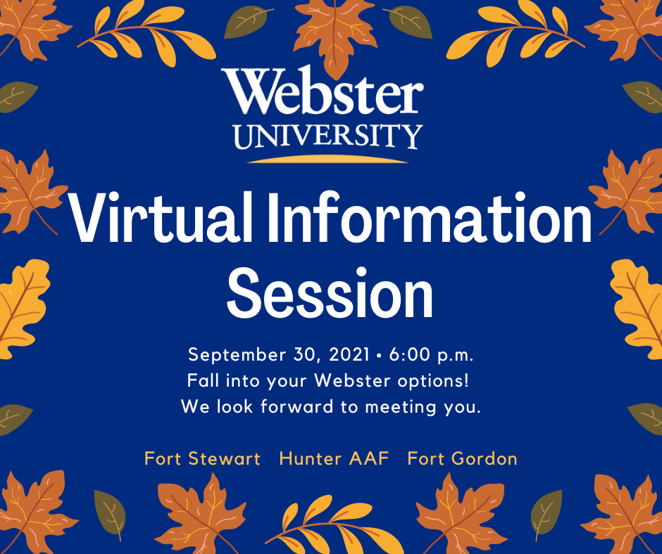 Webster University Virtual Information Session