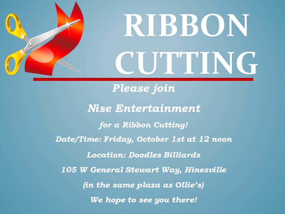 Nise Entertainment Ribbon Cutting
