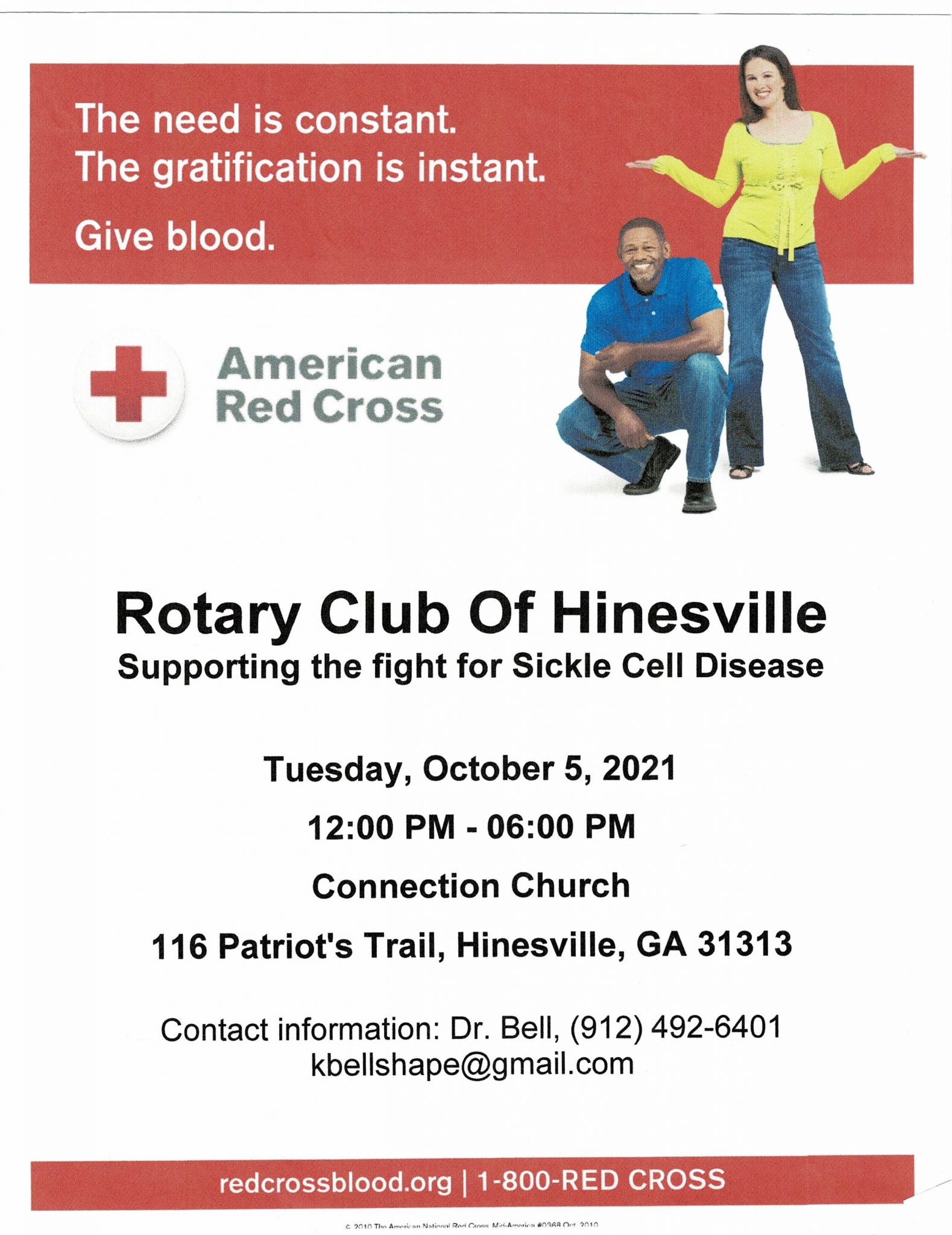 Rotary Club of Hinesville Blood Drive
