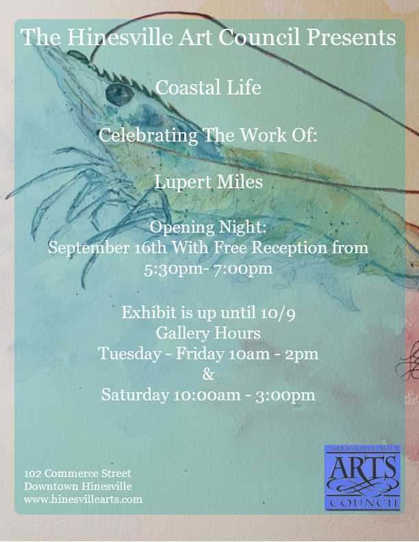The Hinesville Art Council Presents Coastal Life