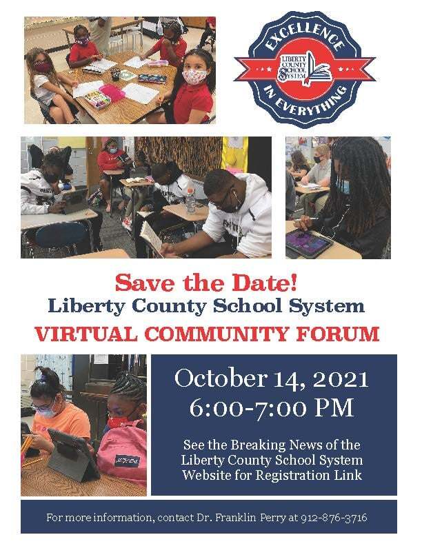 Liberty County School System Virtual Community Forum