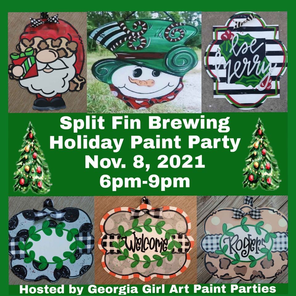 Holiday Paint Party at Split Fin
