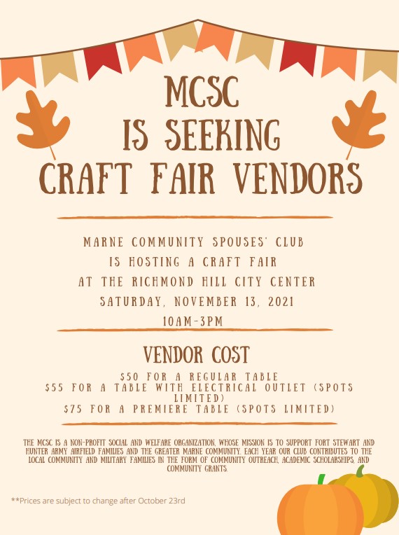 MCSC Craft Fair