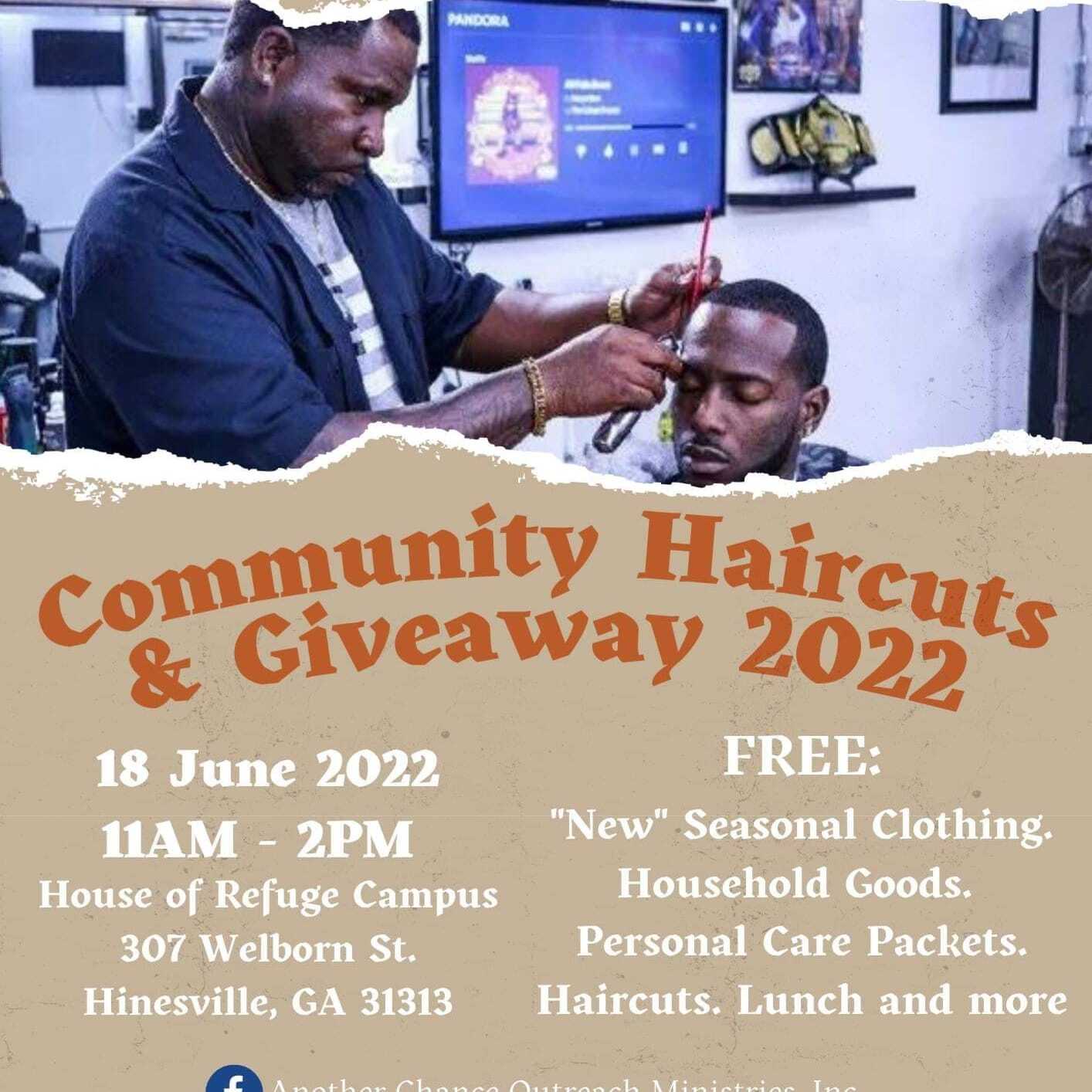 Community Haircuts & Giveaway