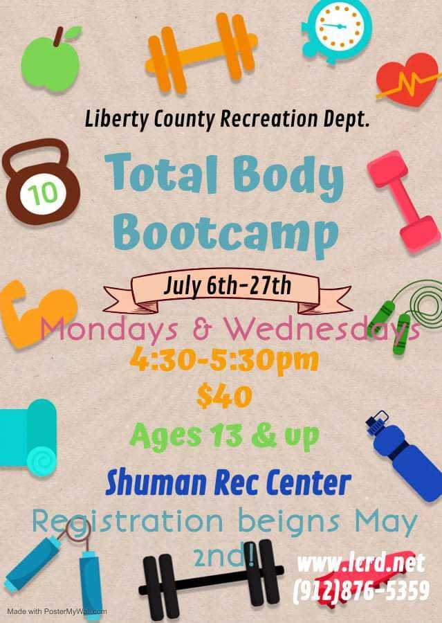 Liberty County Rec Dept Total Body Bootcamp