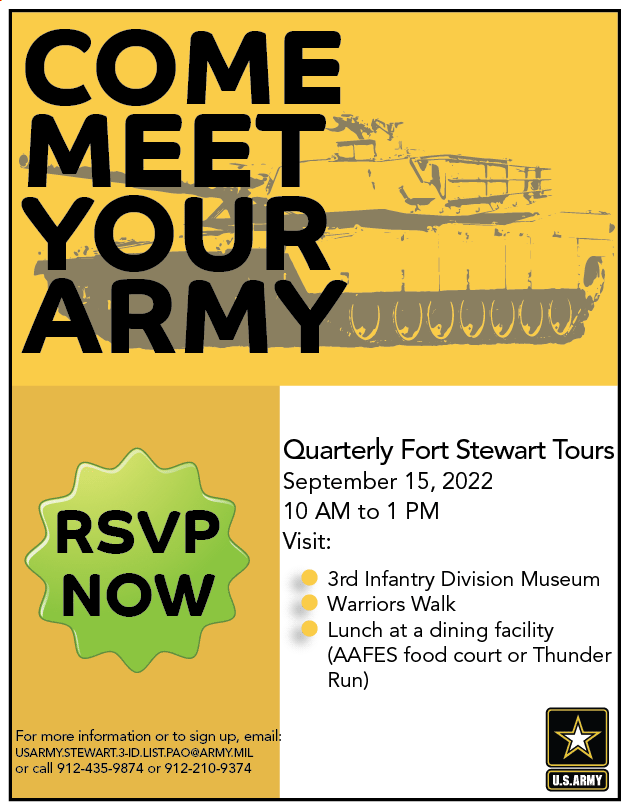 Fort Stewart Meet Your Army flyer