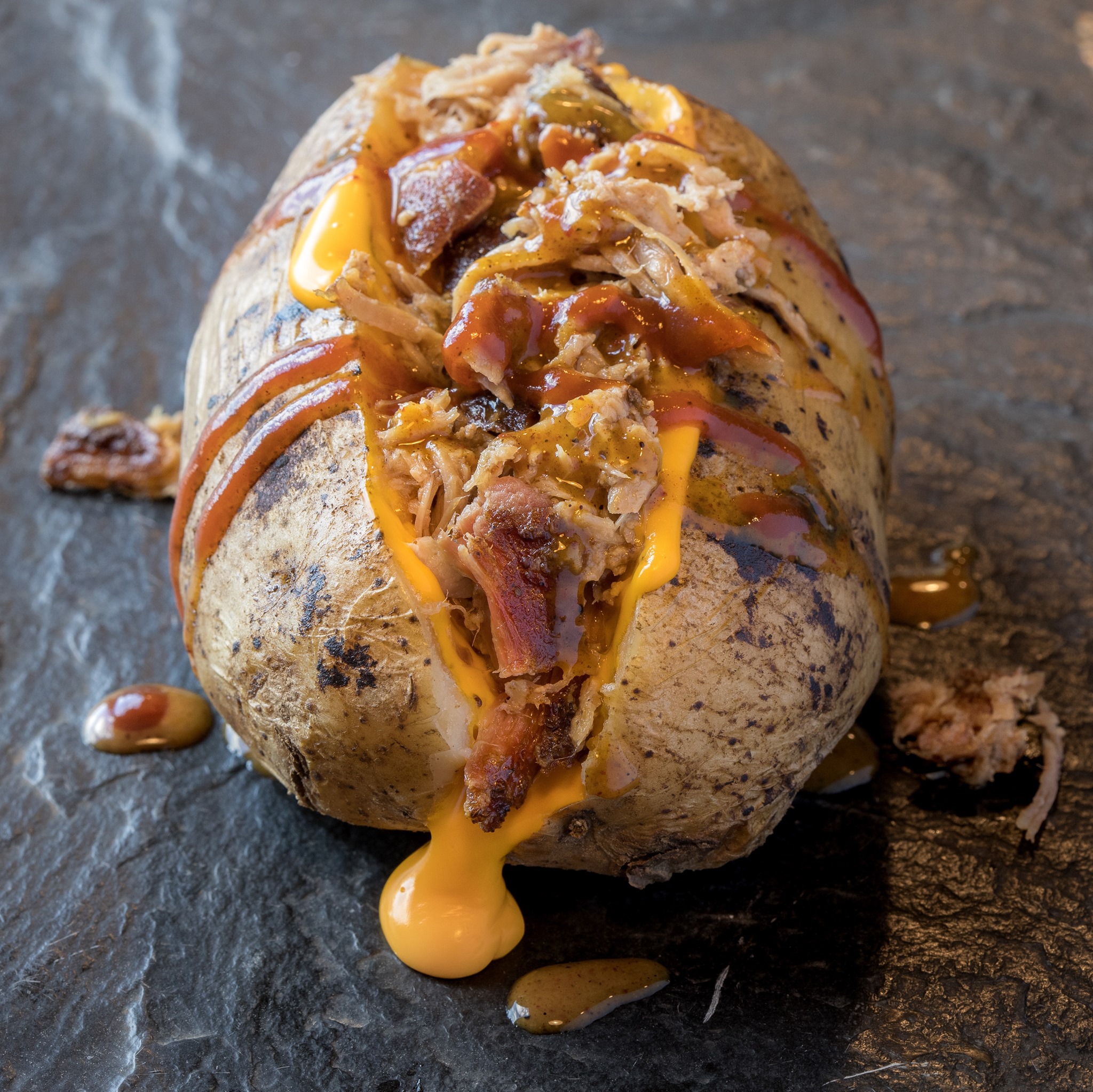 BBQ Loaded Potato from Hog-n-Bones