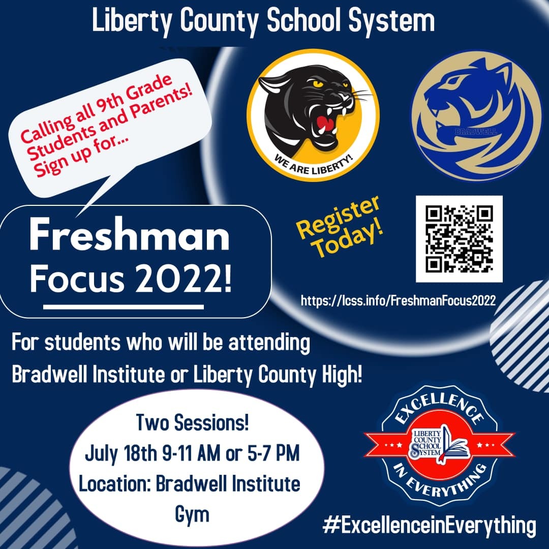 LCSS Freshman Focus 2022 flyer
