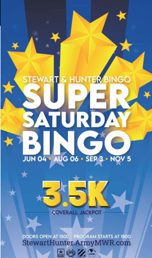 Flyer for Super Saturday Bingo
