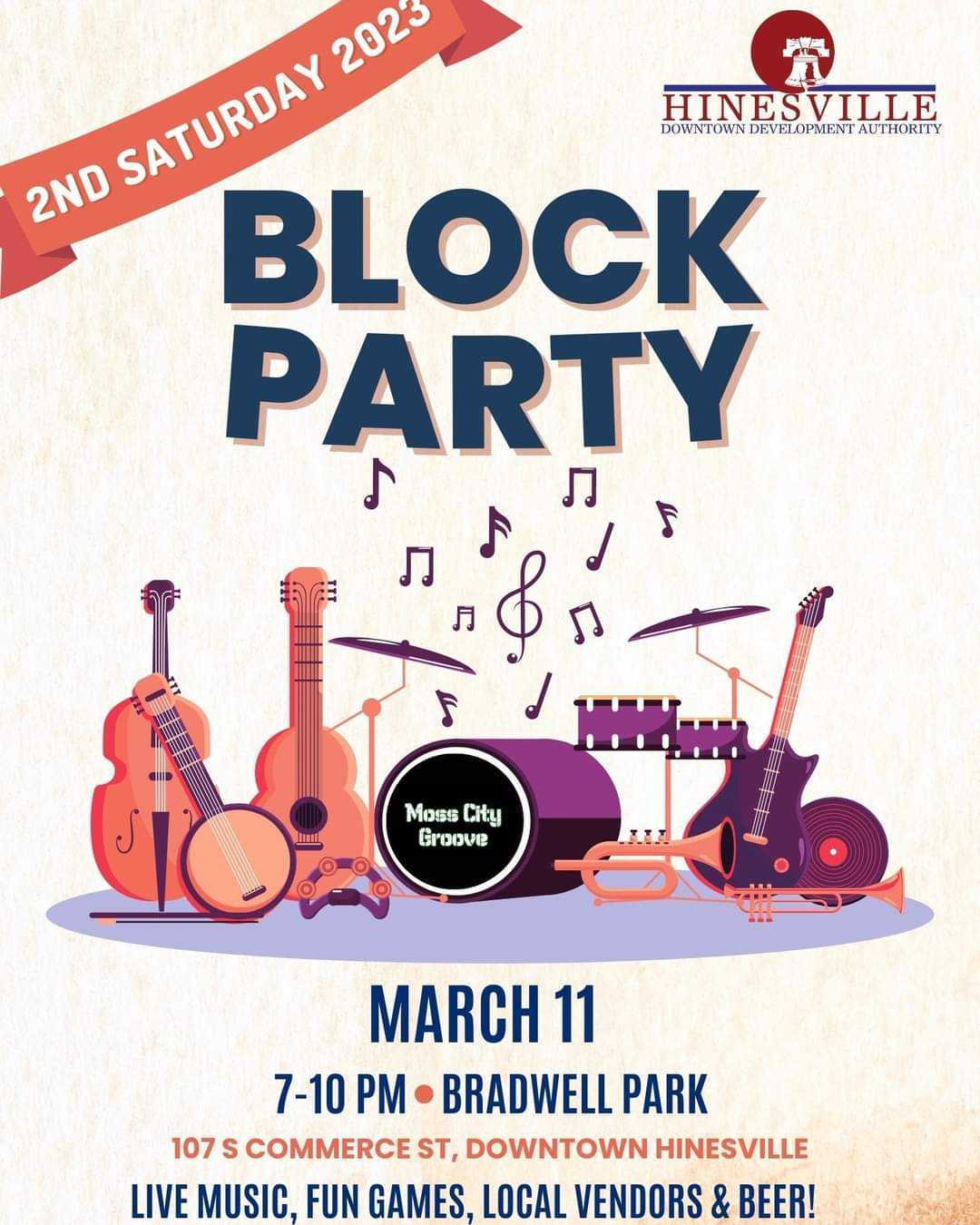 HDDA Block Party Flyer