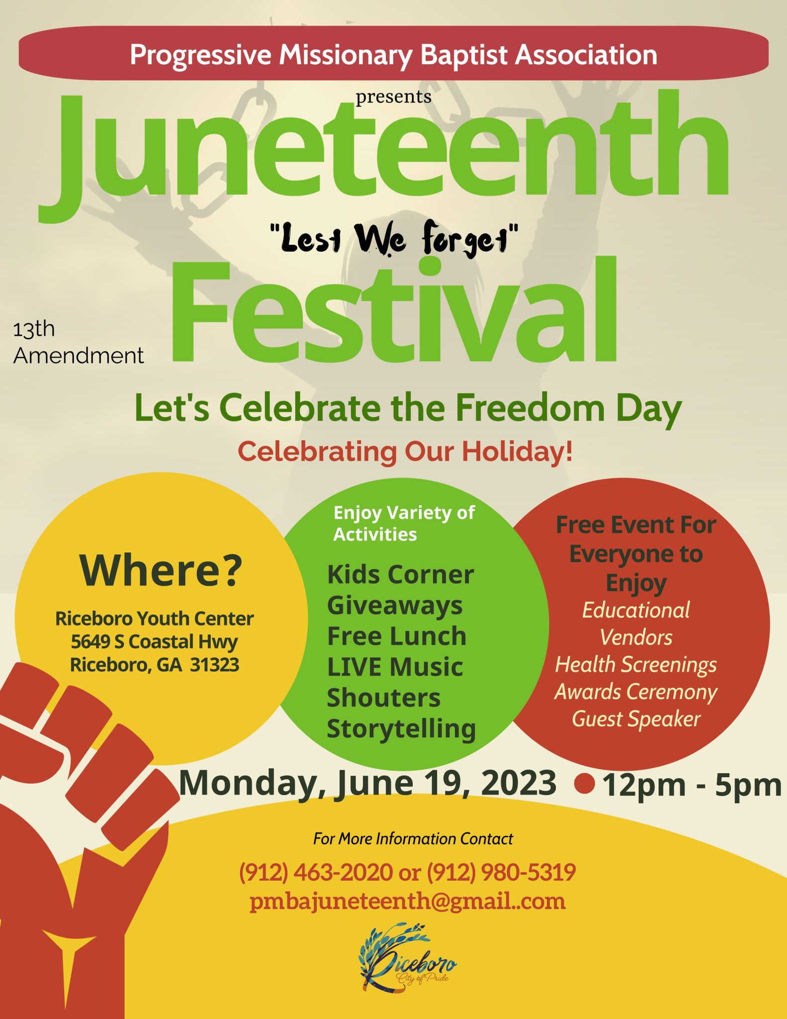 Juneteenth Festival flyer