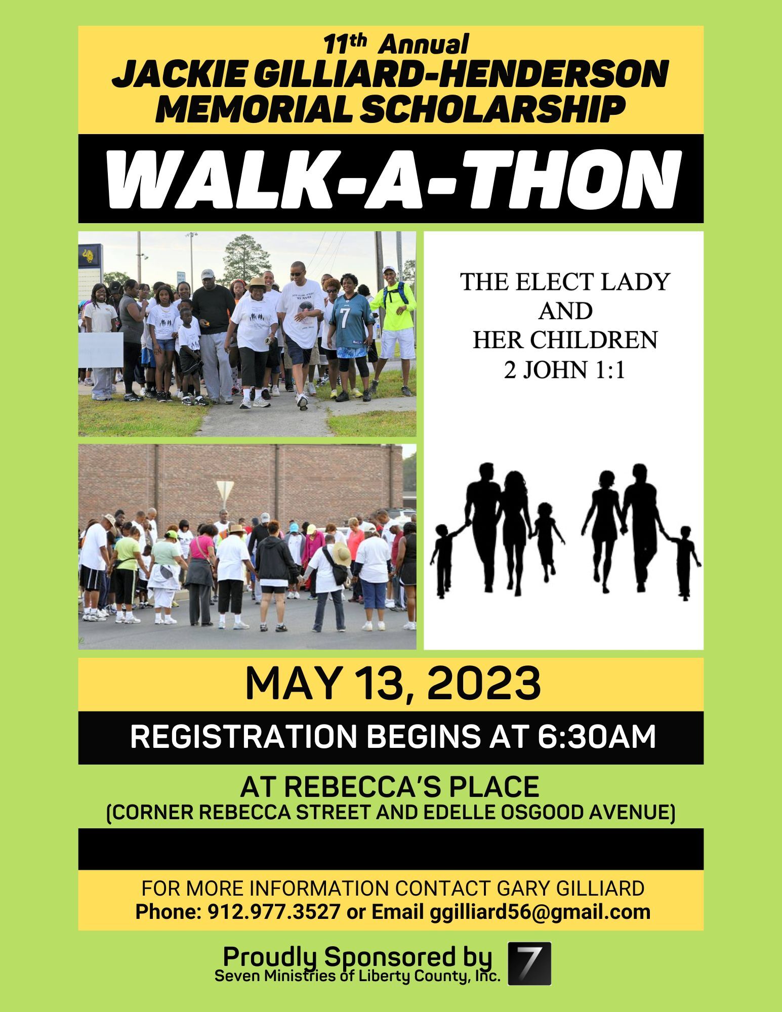 Walk-A-Thon flyer