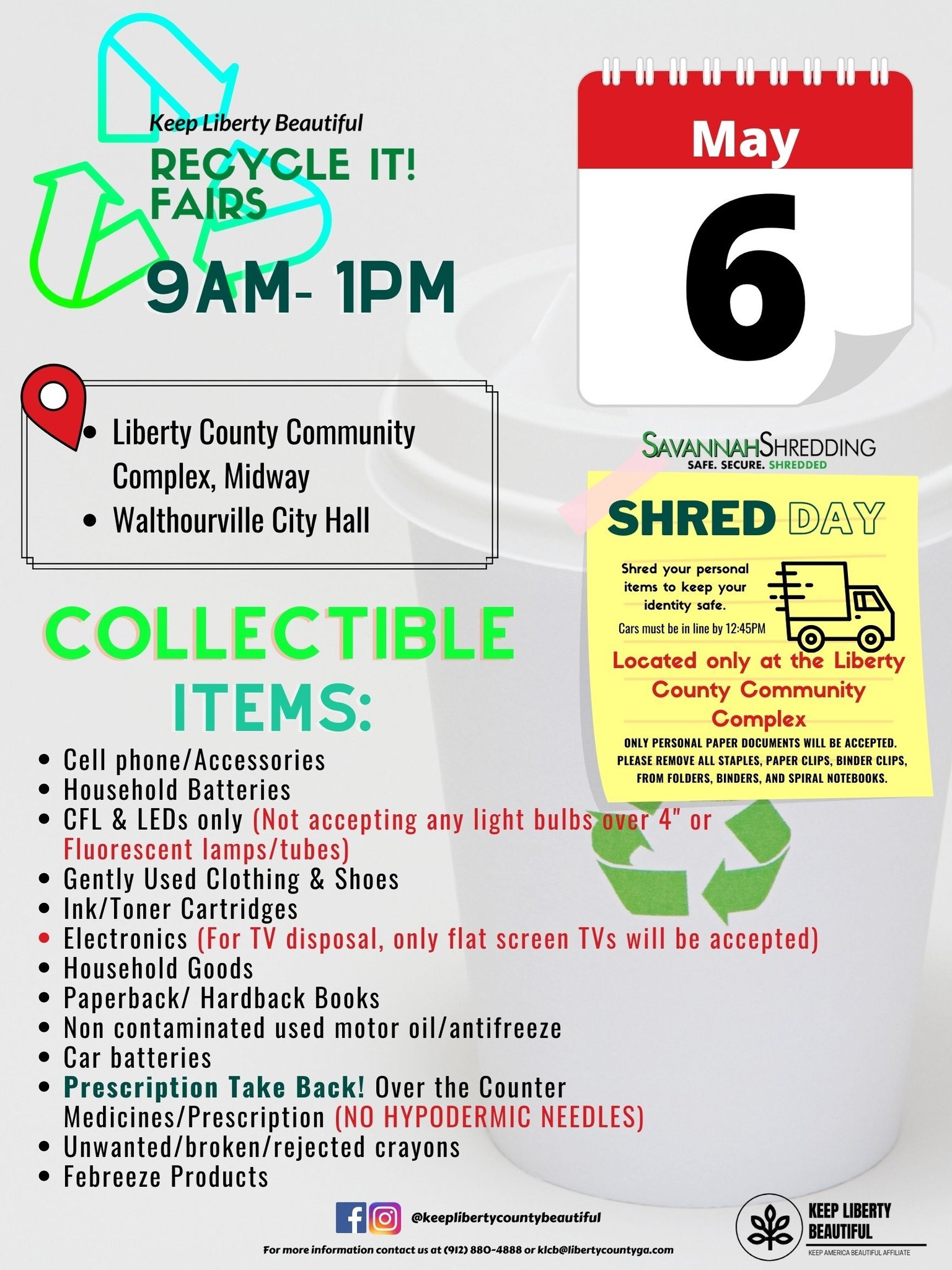Recycle It Fairs flyer