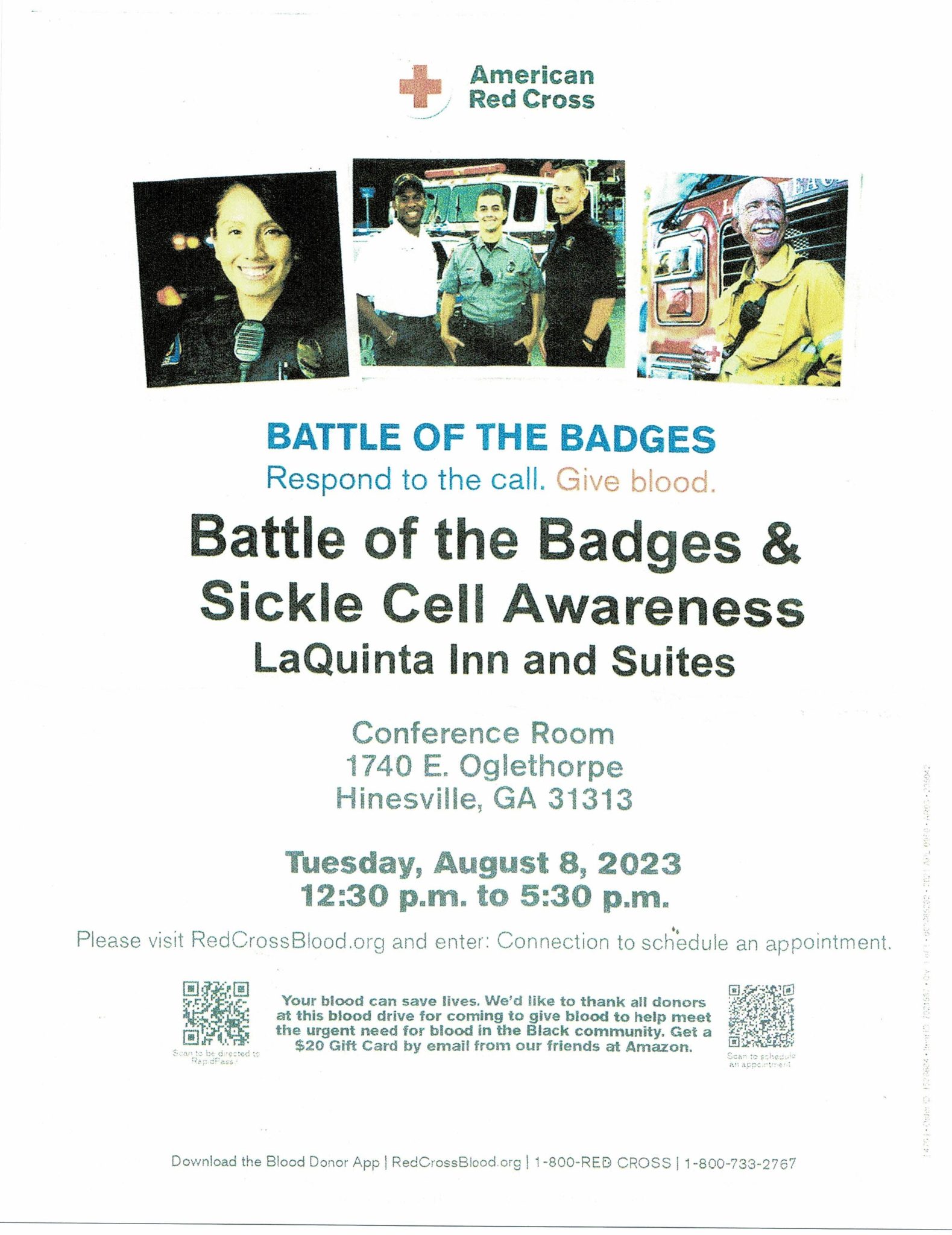 Battle of the badges flyer