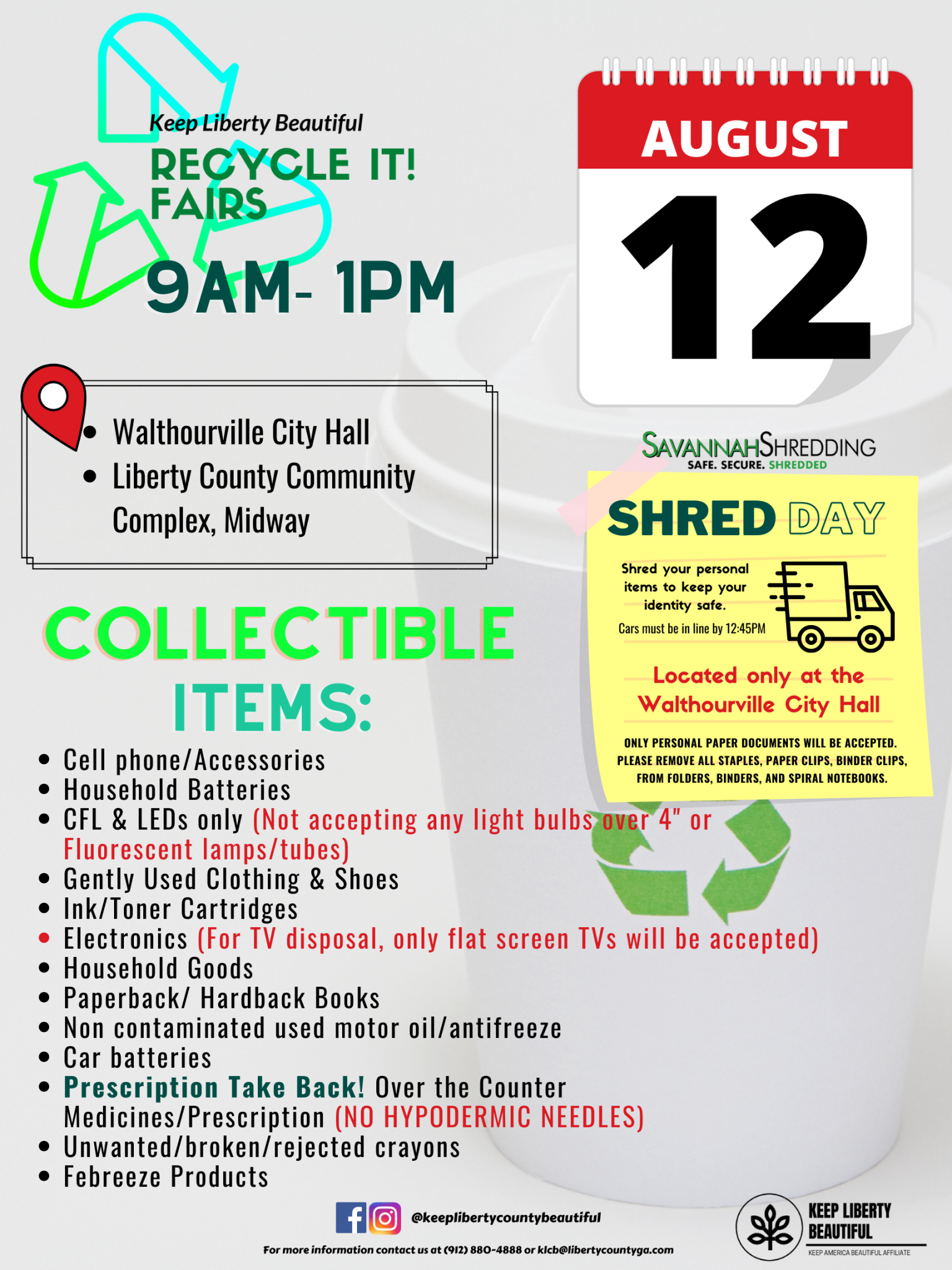 Recycle it! Fair flyer