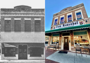 Zum Rosenhof Then & Now - Liberty County History in Photographs